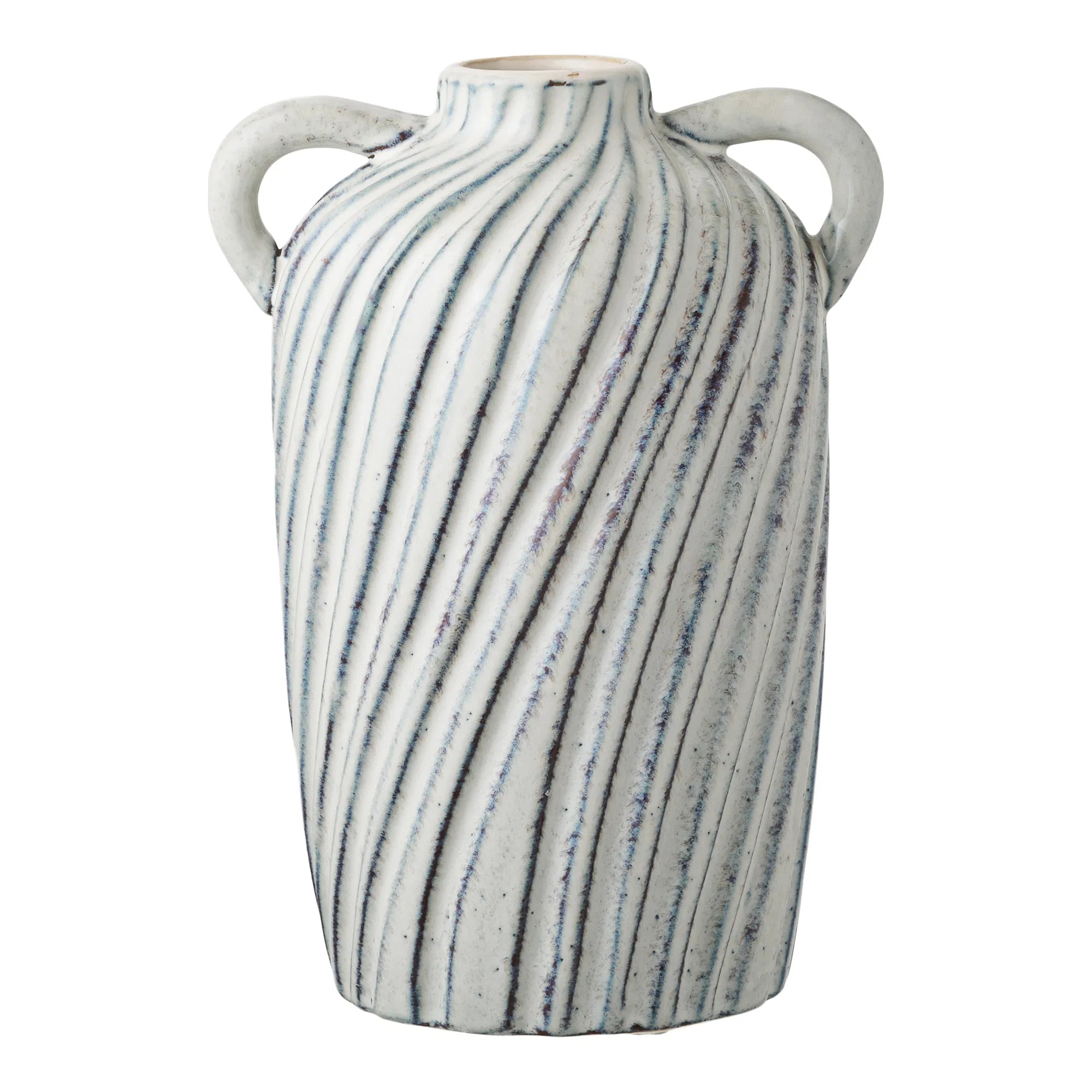 Vaas Linea Blu – keramische vaas met handvatten