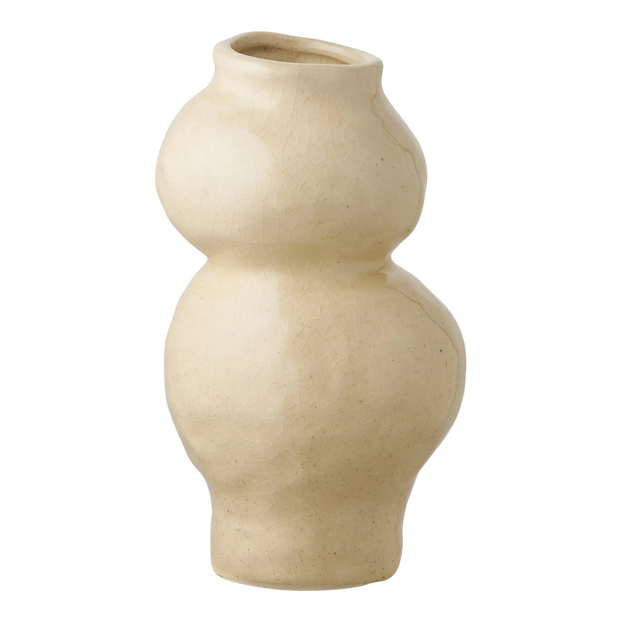 Vaas „Aurore“ – Beige keramiek