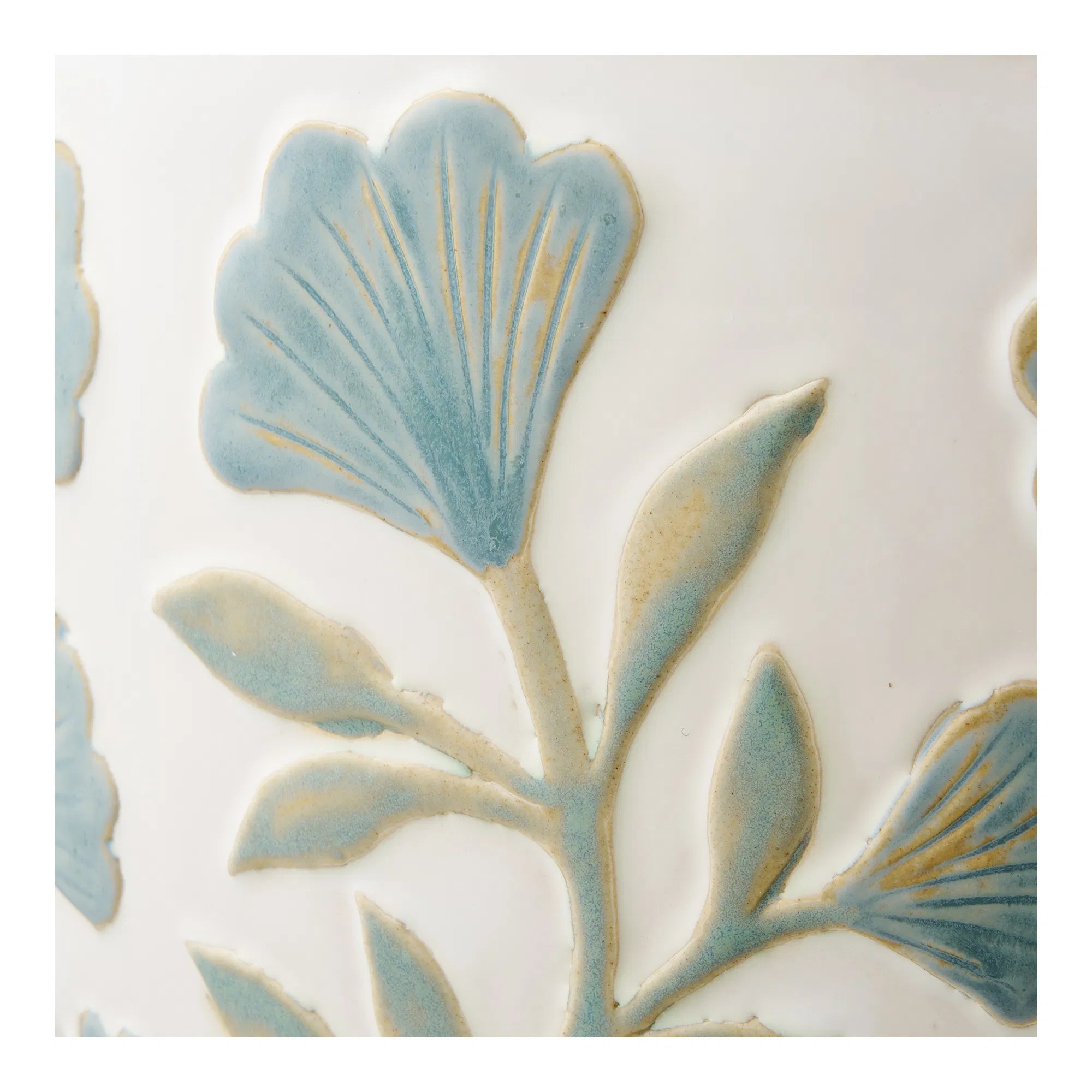 Vaas Solvira - van keramiek met bloemenmotief