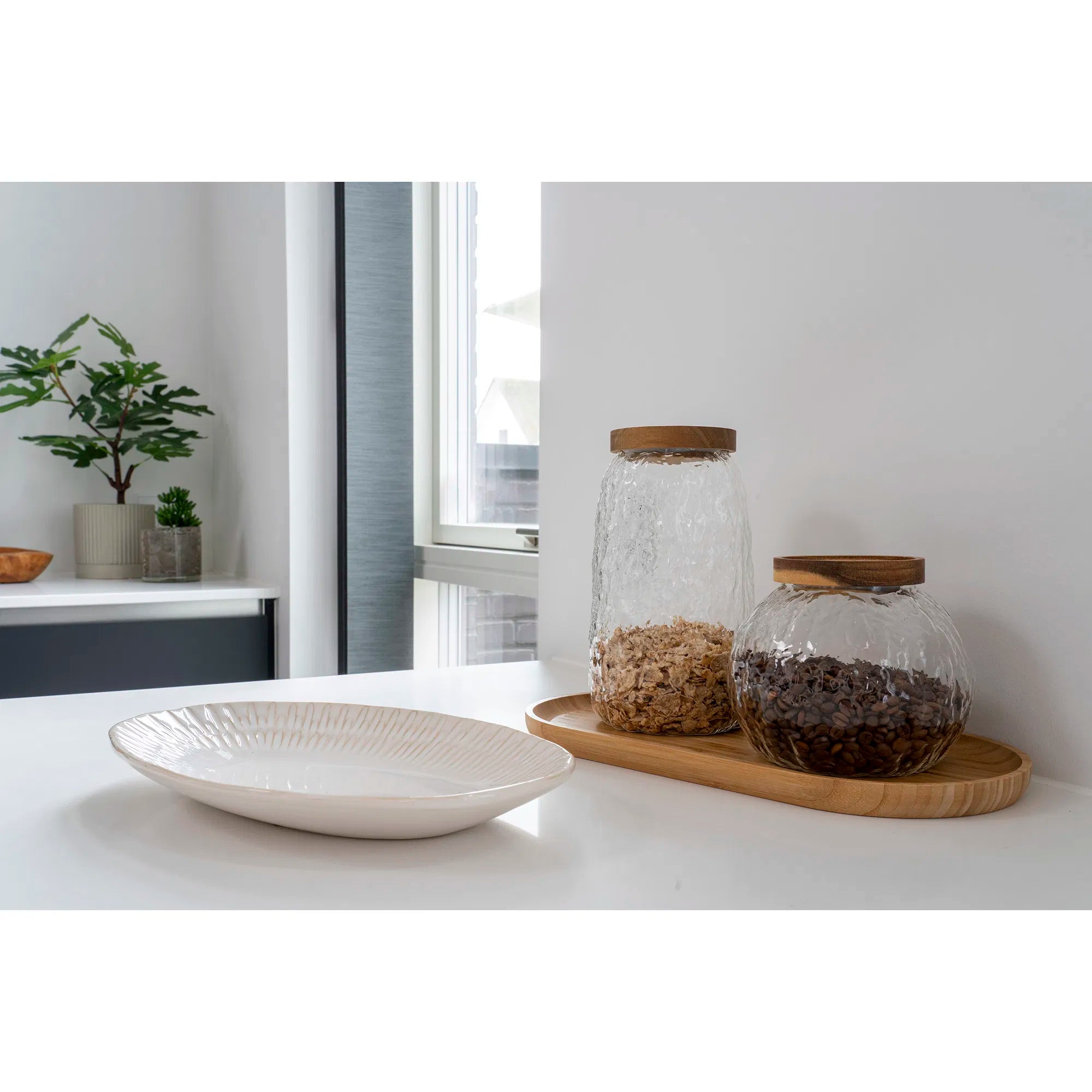 Tablet „Nayra“ – wit keramisch design