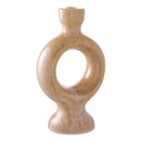 Set de bougeoirs Anello Duo – Céramique en Marron