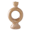 Set de bougeoirs Anello Duo – Céramique en Marron