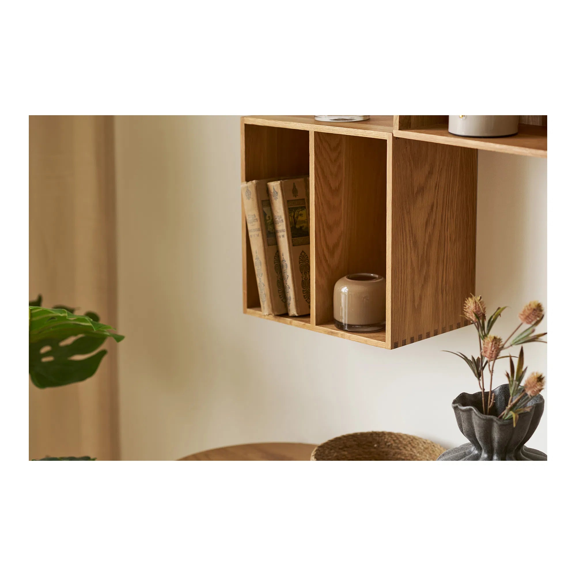 Porte-bougie « Lumea » – Verre soufflé bouche en Marron