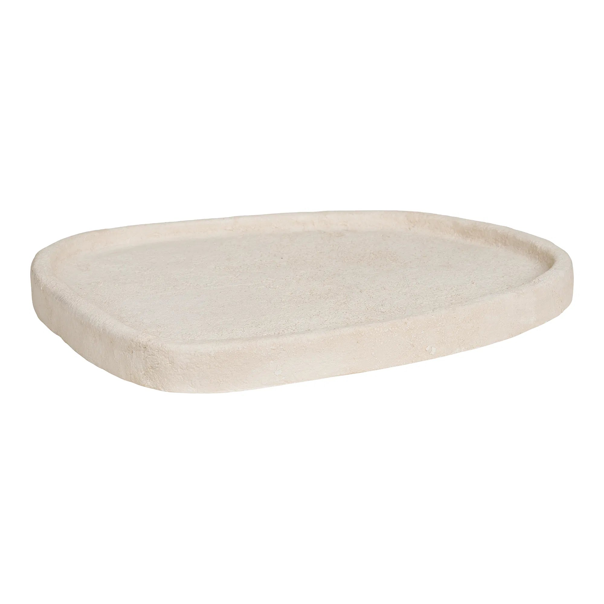 Plateau « Calva » – Plateau décoratif en ciment Beige