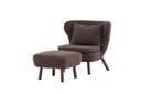 Designer Lounge Sessel Eldvik – Teddy-Optik Bruin