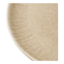 Teller Keldira – vervaardigd uit steengoed in beige (set van 4)