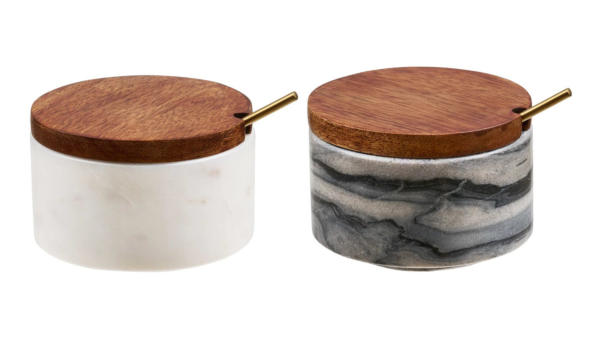 Lot de 2 bocaux de conservation Chango - avec cuillère assortie