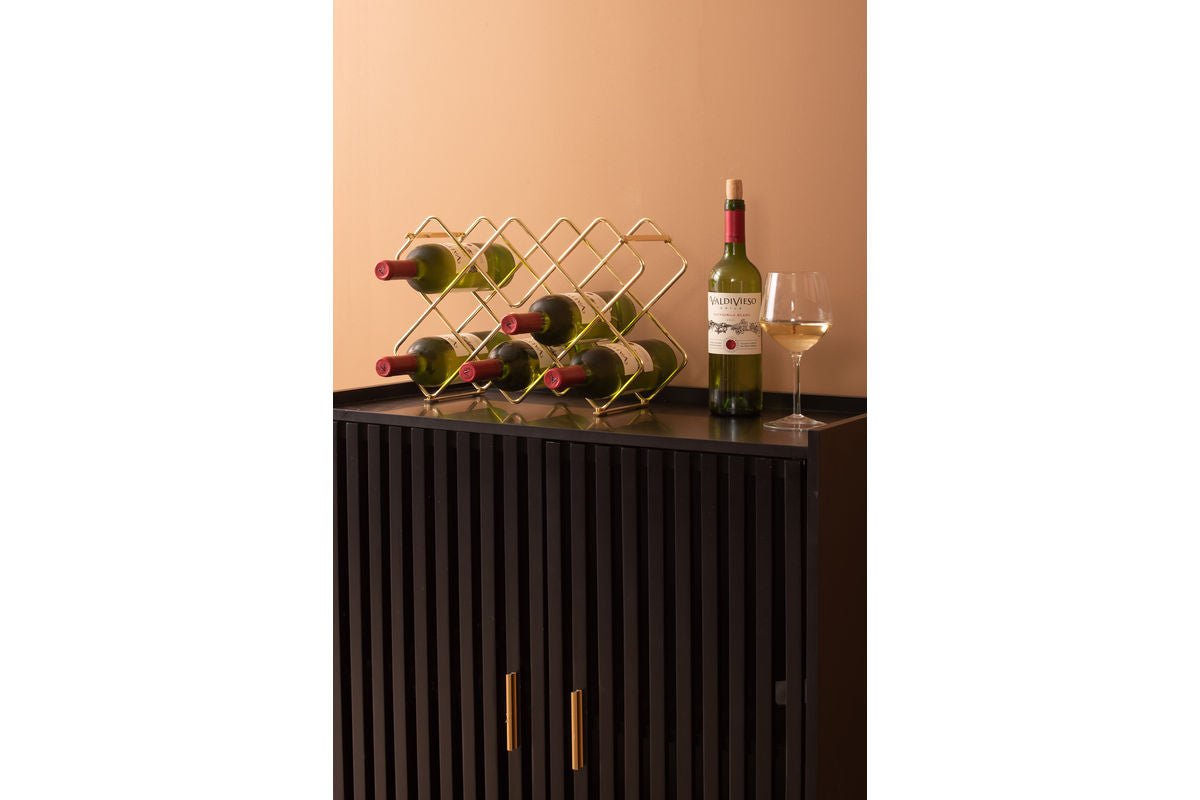 Wijnrek Selio – Wandrek van ijzer voor stijlvolle wijnopslag
