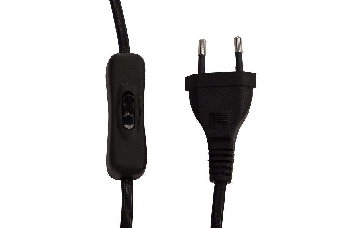 Tafellamp „Noir Duo“ – Elegante zwartstalen lamp met dubbele kap