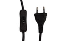 Lampe de table Noir Duo – Élégante lampe en acier Noir avec double dôme
