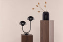 Lampe de table Noir Duo – Élégante lampe en acier Noir avec double dôme