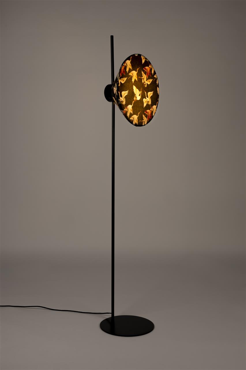 Lampadaire Jaylee – en Métal en Noir