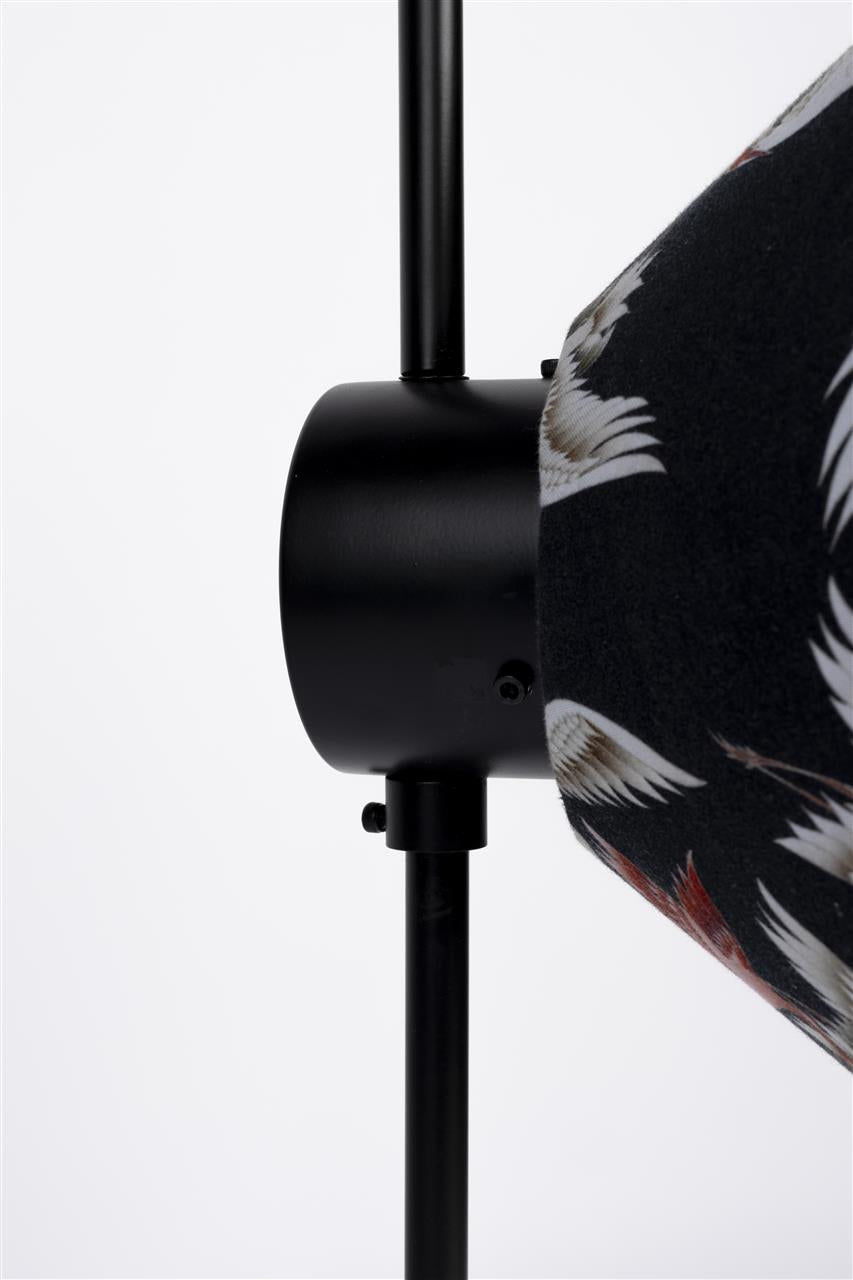 Lampadaire Jaylee – en Métal en Noir