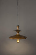 Hanglamp Soloria S – van mangohout in Beige