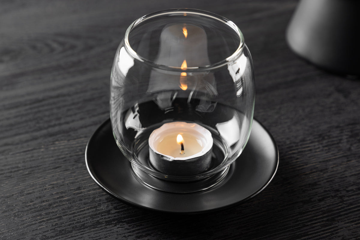 Lanterne Nordlicht - Lanterne en verre et grès