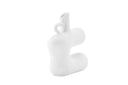 Vase Calvera 19 cm – sculpturaal designobject in Wit oder Zwart
