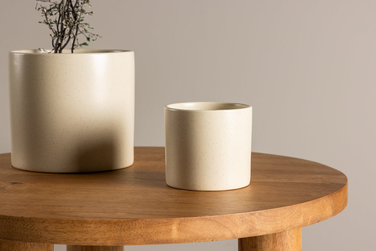 Blumentopf Lumen - im schlichten Design aus Keramik