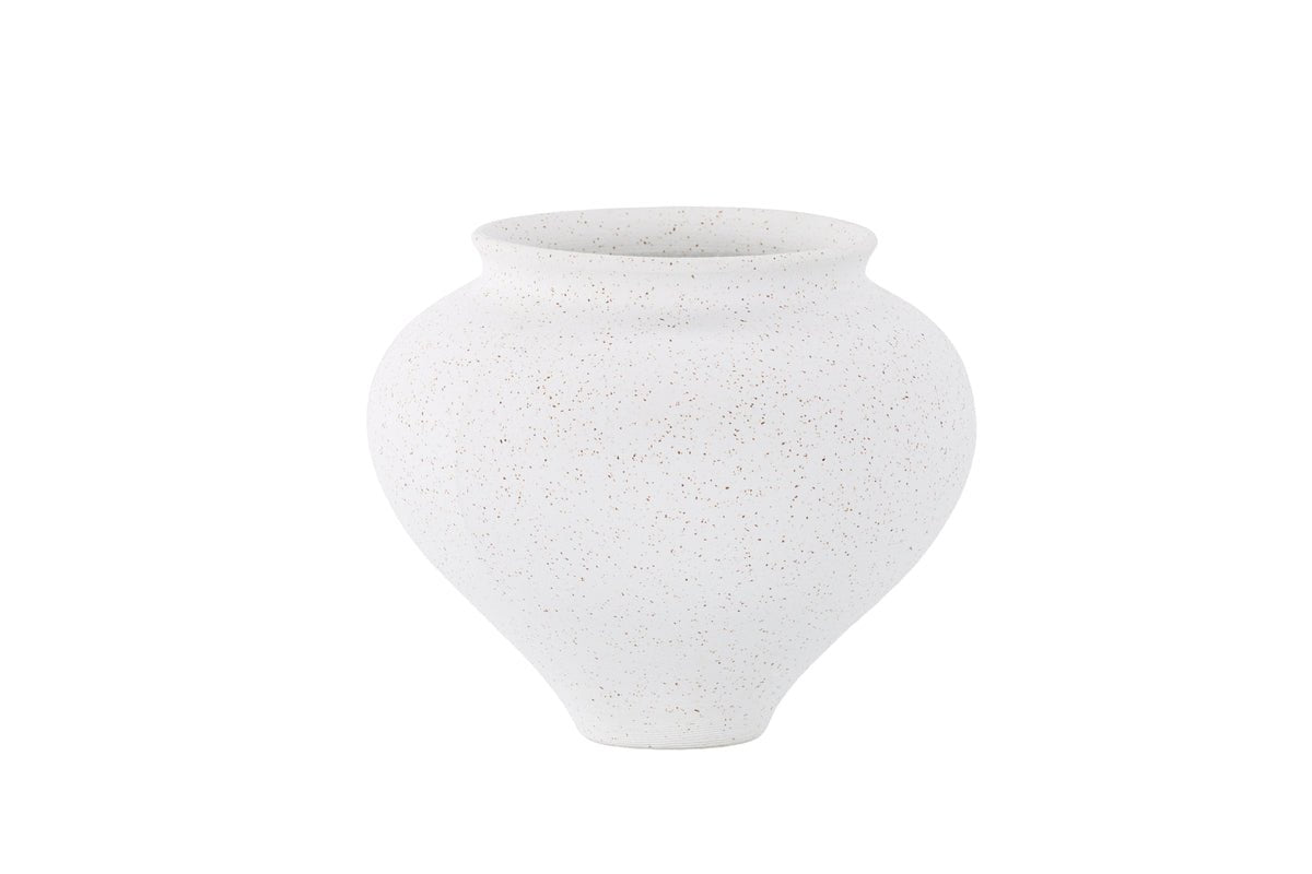 Vase „Arlena“ Ø 18 cm – Wit oder Zwart