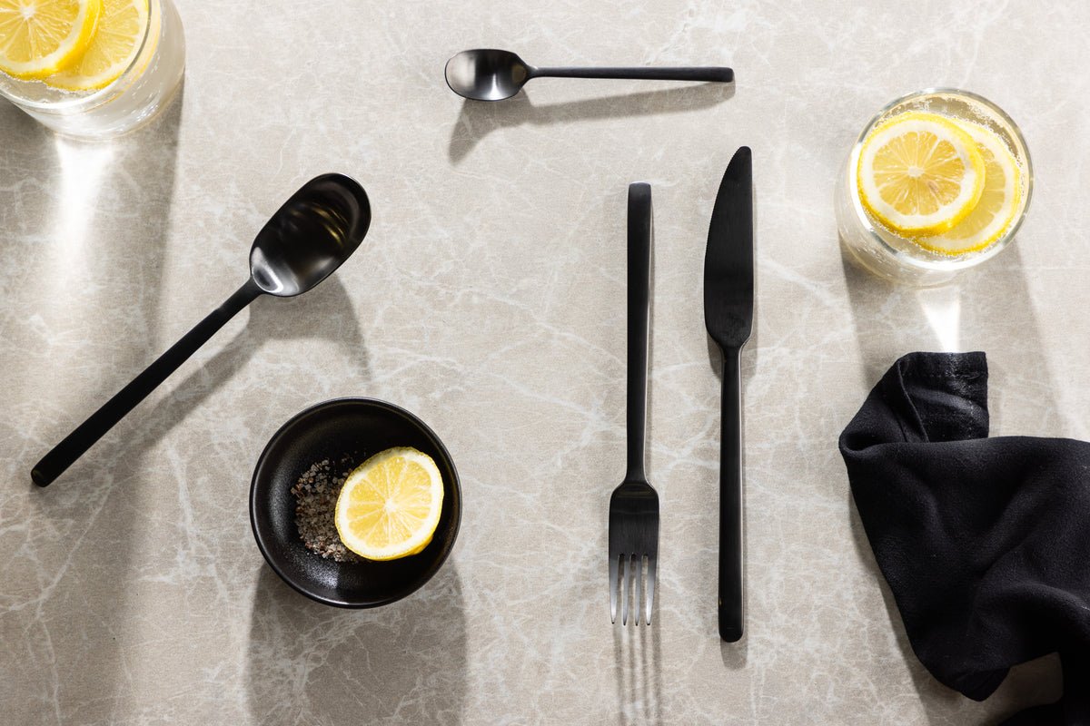 Bestekset Black Swan - 24-delig van roestvrij staal