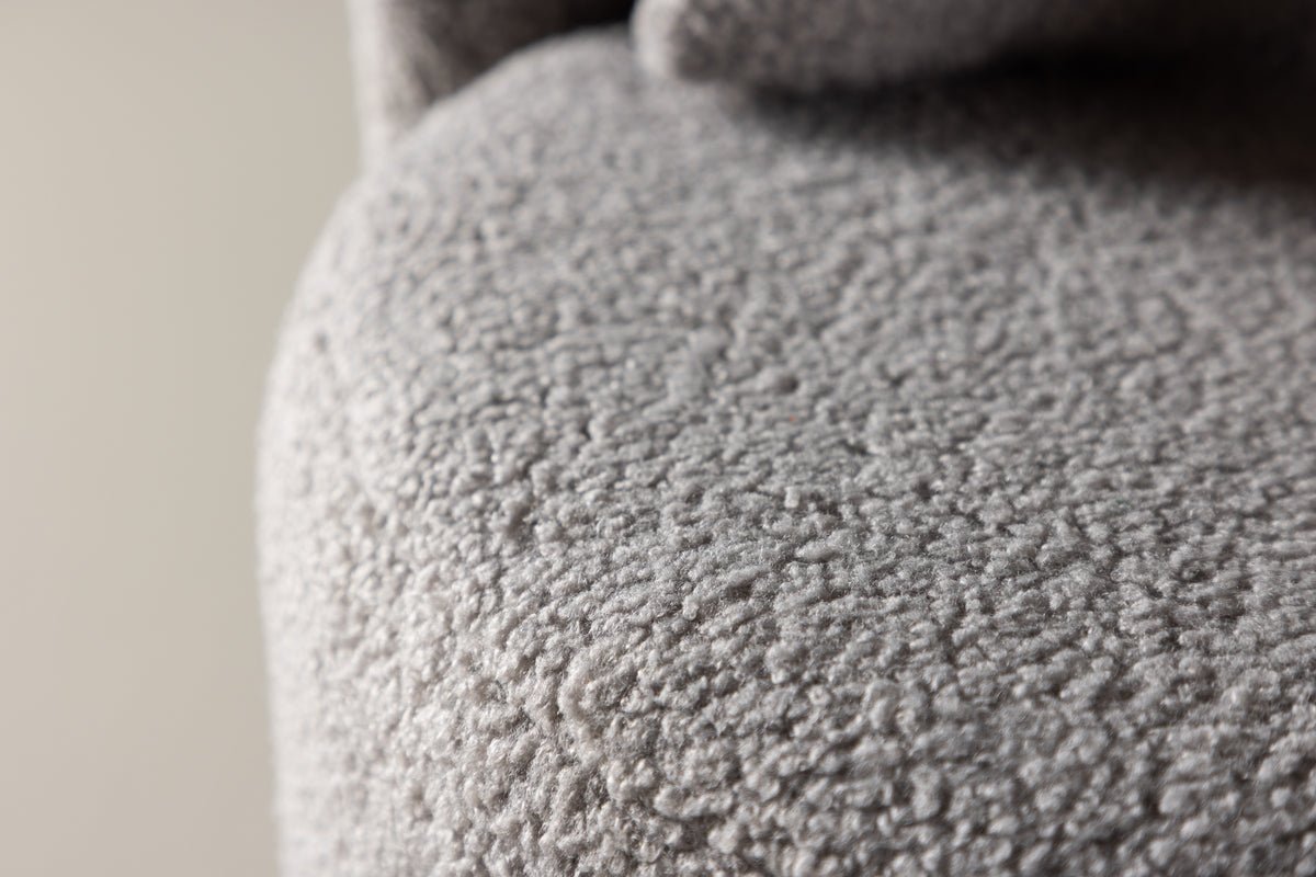 Kinderfauteuil Lunno – Knusse teddyfauteuil in Grijs