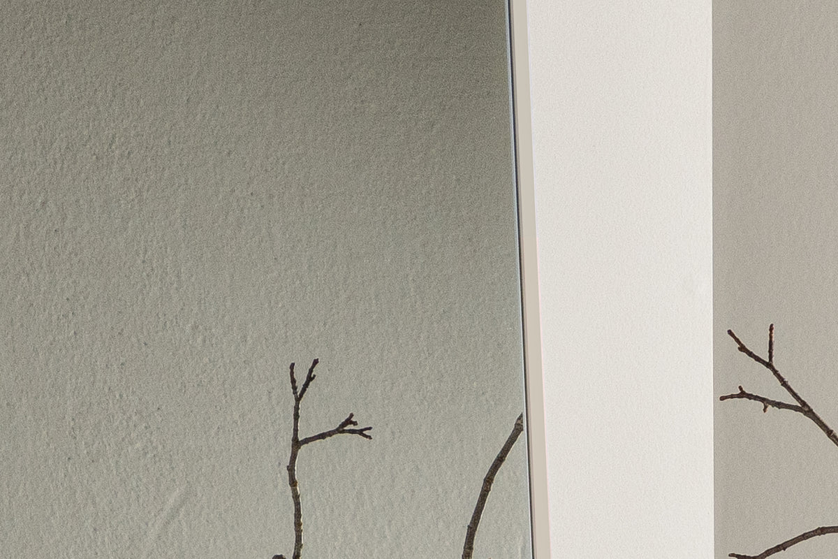 Spiegel Morini – mit Aluminiumrahmen in Beige oder Silber