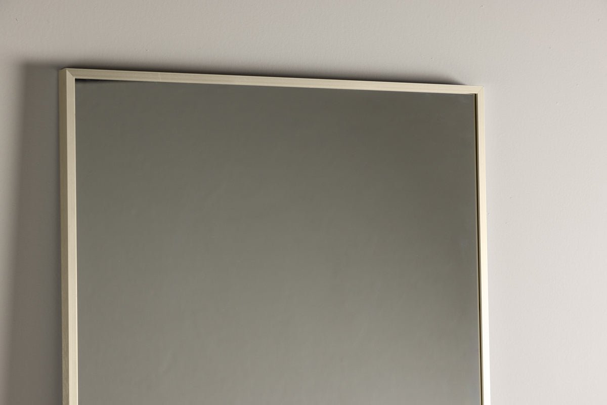 Spiegel Morino – met aluminiumframe in Beige of zilver