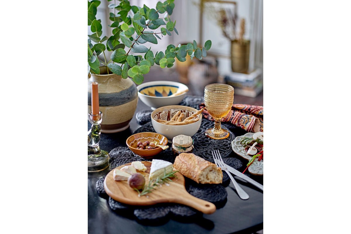 Schaal Riona – steengoed met handgeschilderd patroon