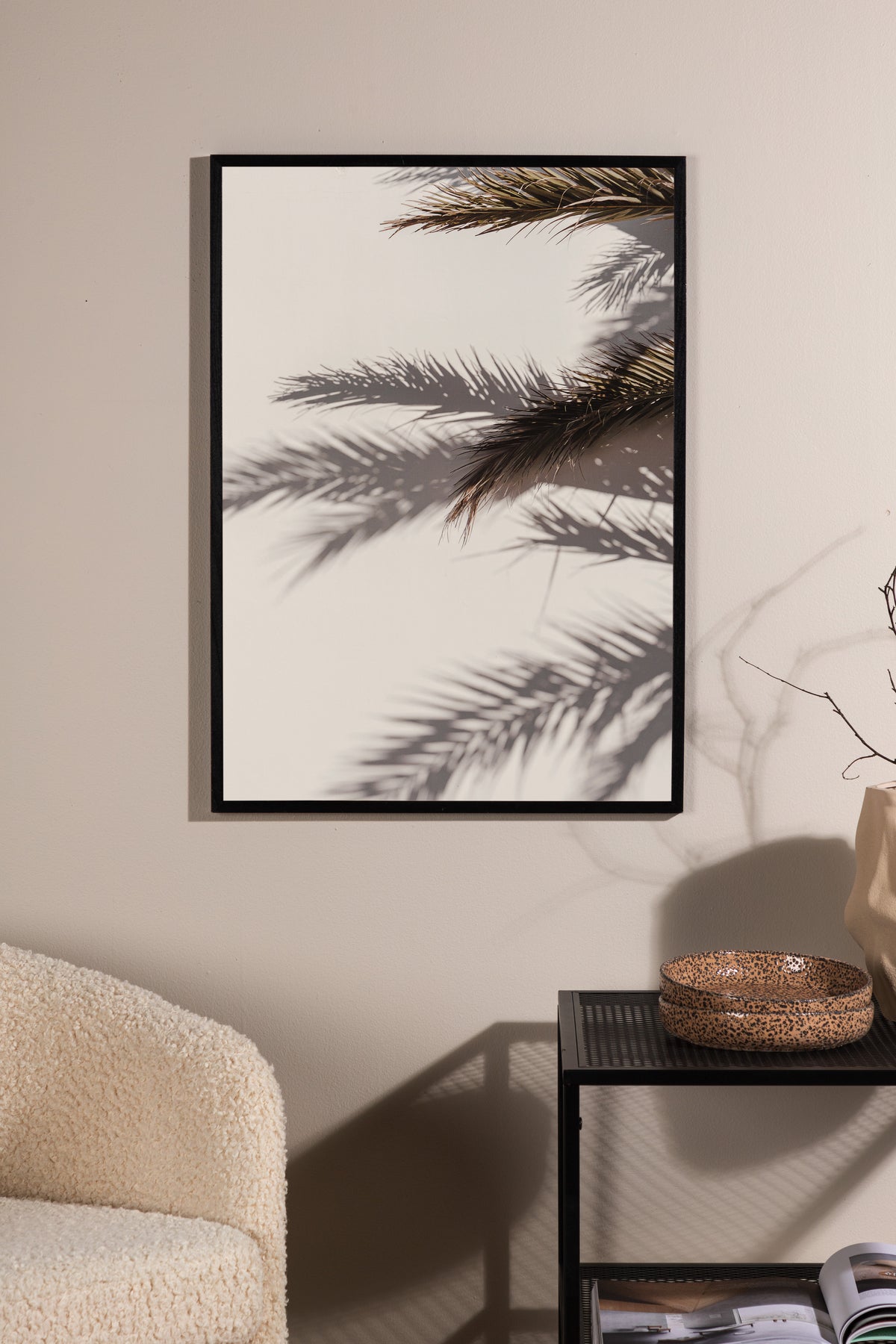 Poster Palm Beach en papier de haute qualité