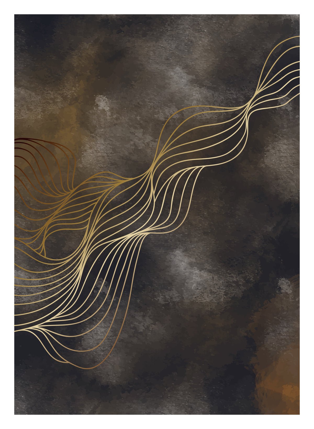 Poster Poussière d'Or en papier de haute qualité