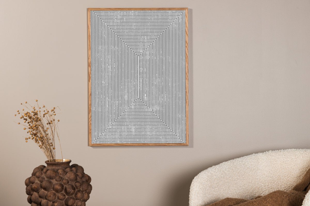 Poster Lines van hoogwaardig papier