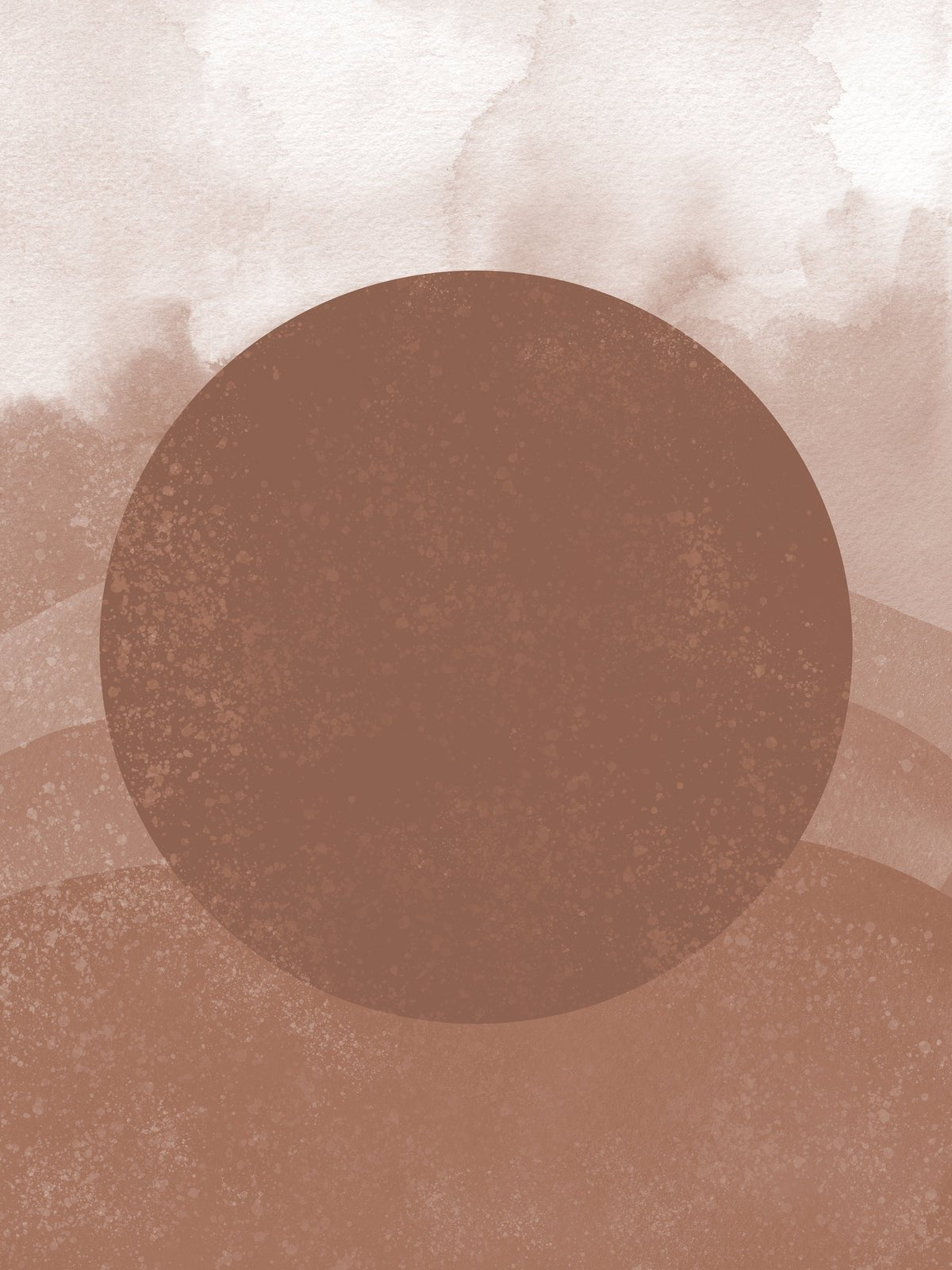 Poster Concentric van hoogwaardig papier