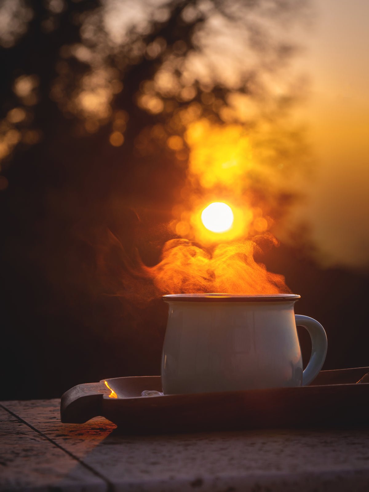 Poster Goedemorgen van hoogwaardig papier