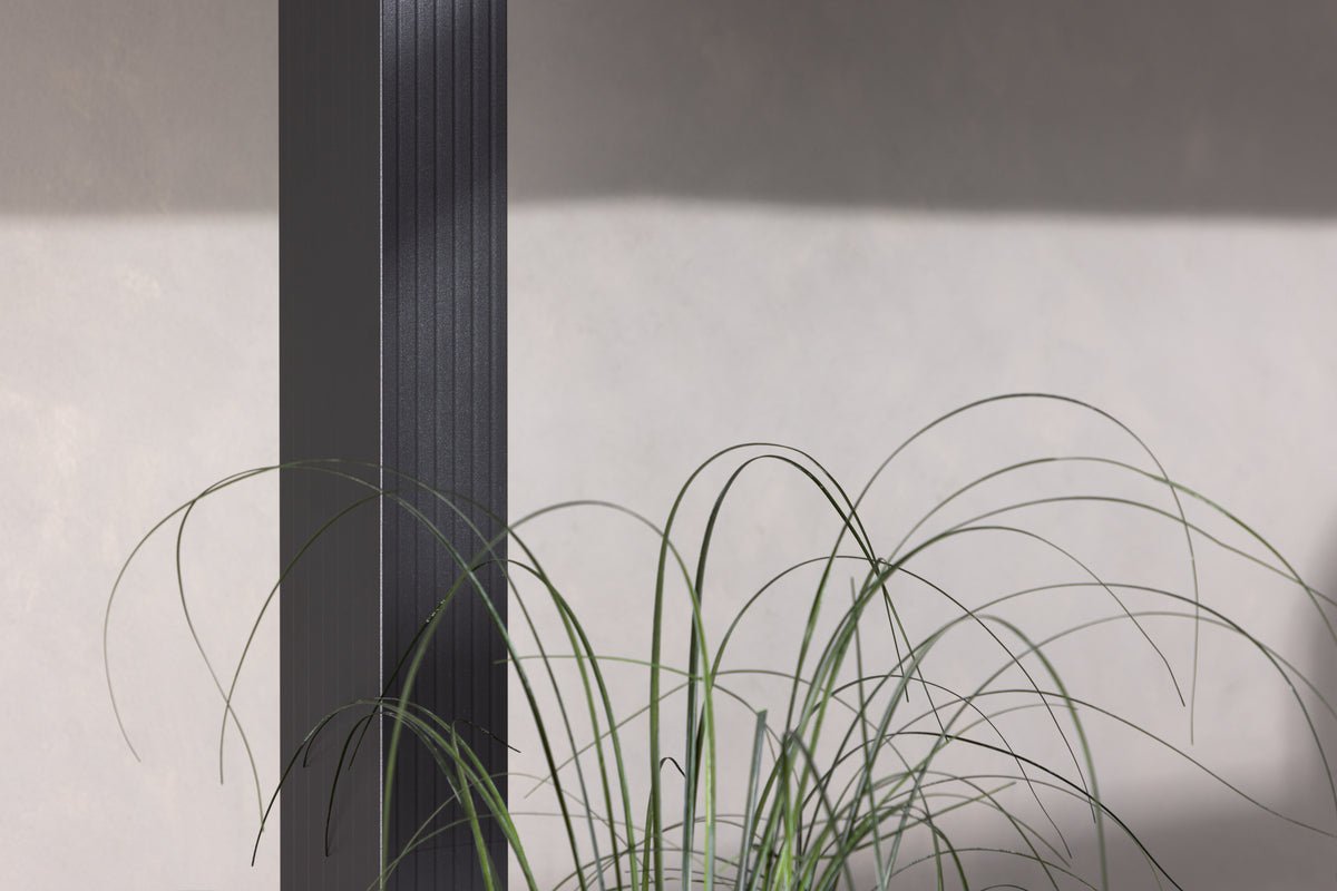 Pergola Sora - avec toit en polyester gris