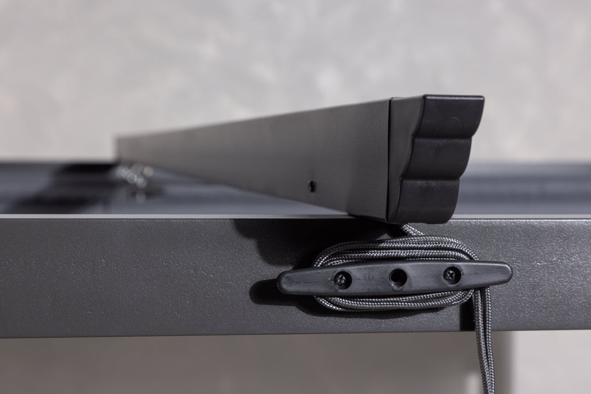 Pergola Sora - avec toit en polyester gris