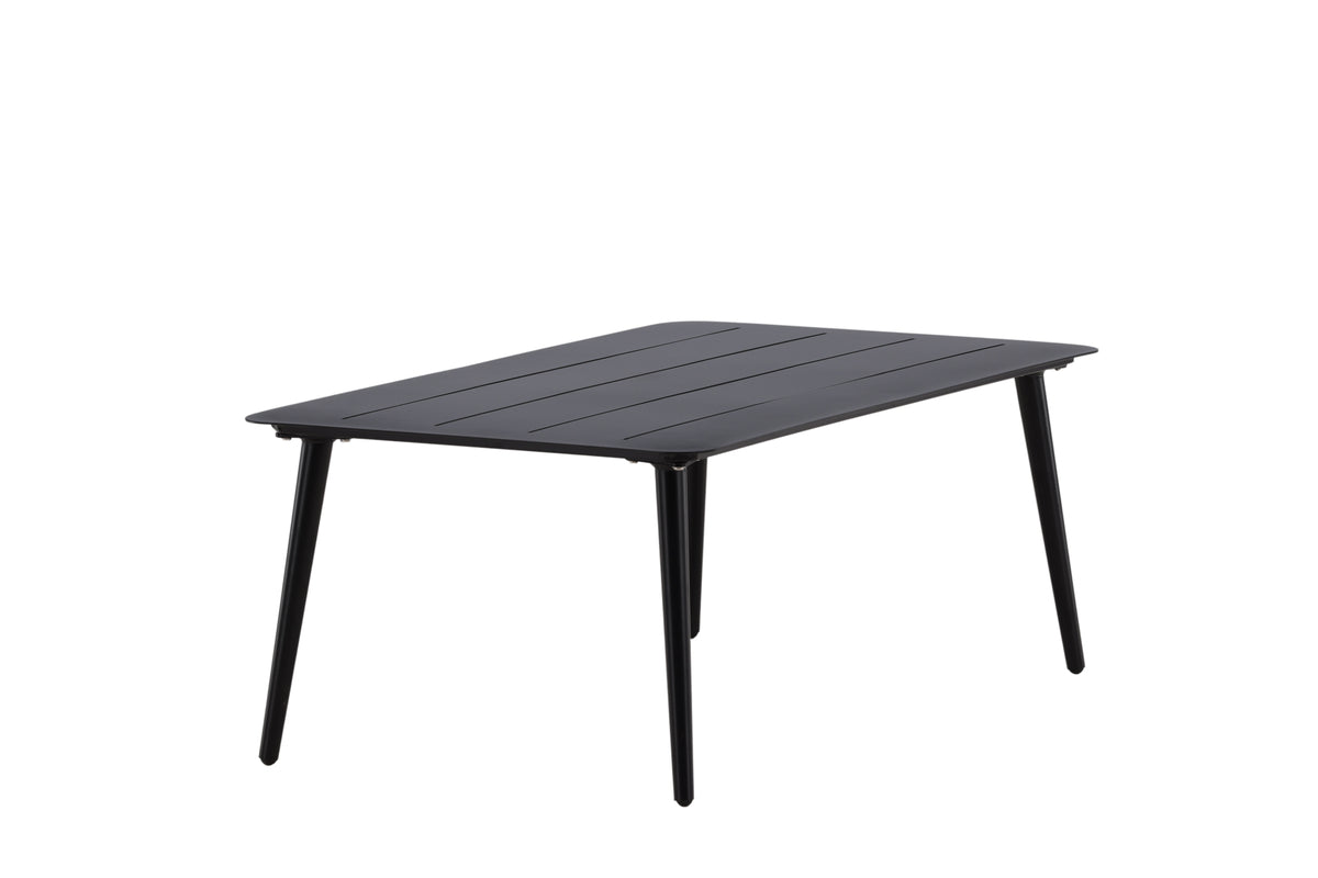 Tuin salontafel Rhodos - van zwart aluminium