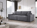 Designer Sofa Velanova 3-zits Ribstof met slaap- en klapfunctie