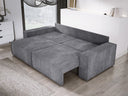 Designer Sofa Velanova 3-zits Ribstof met slaap- en klapfunctie