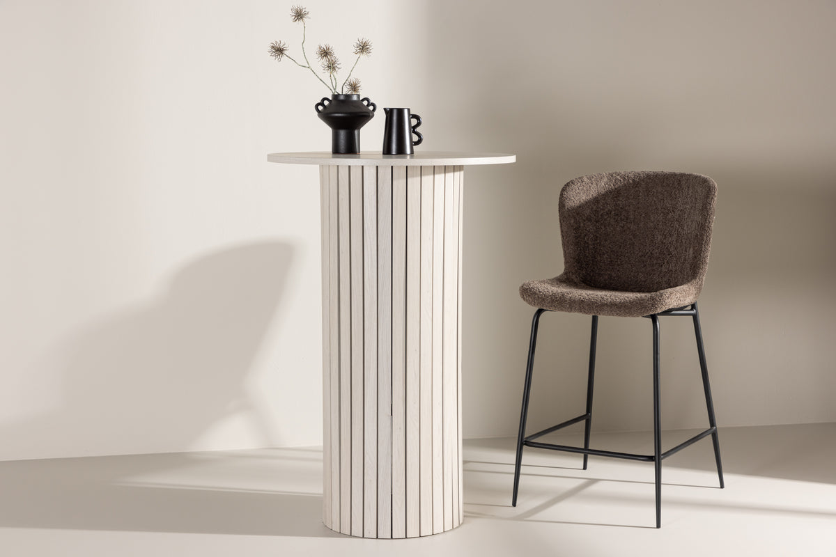 Table à manger Alira - une table haute ronde