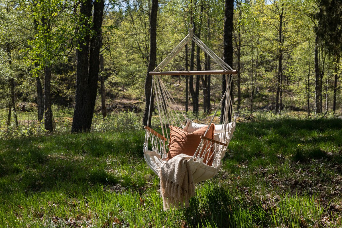 Tuin Hangstoel Arlena – Comfortabele Outdoor Schommelstoel in Wit