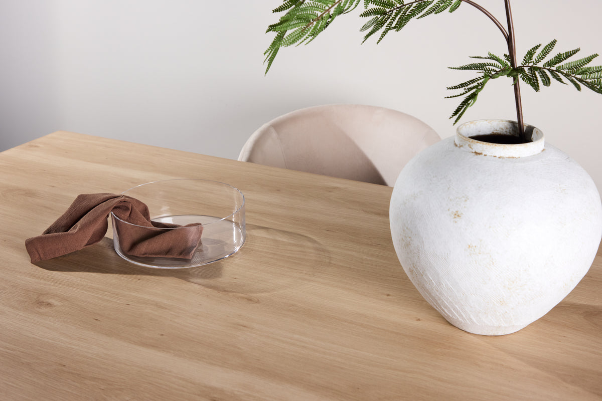 Eettafel Belluno – Rechthoekige tafel 210 × 100 cm in Whitewash