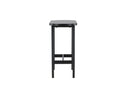 Table d'appoint Velo – avec structure en acier en Noir