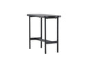 Table d'appoint Velo – avec structure en acier en Noir