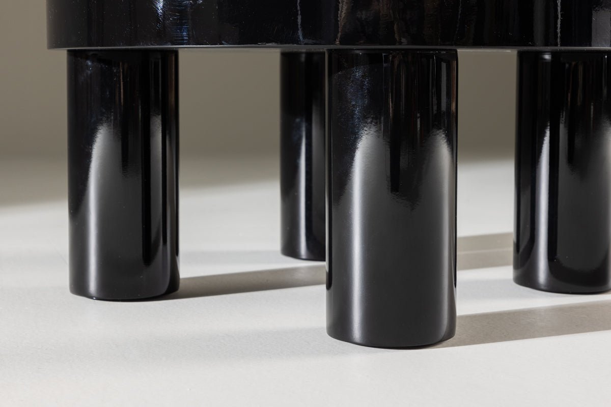 Salontafel/bijzettafel Maron - in glanzend Zwart