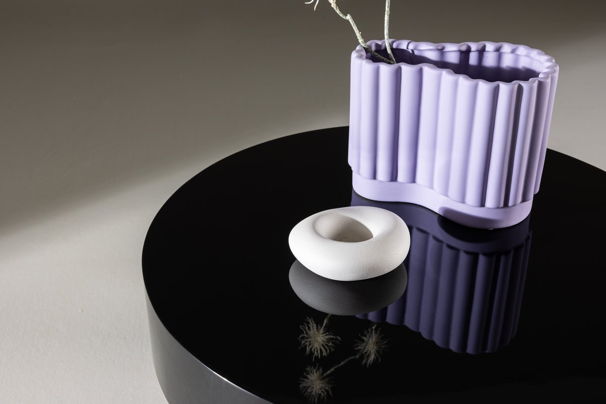 Salontafel/bijzettafel Maron - in glanzend Zwart