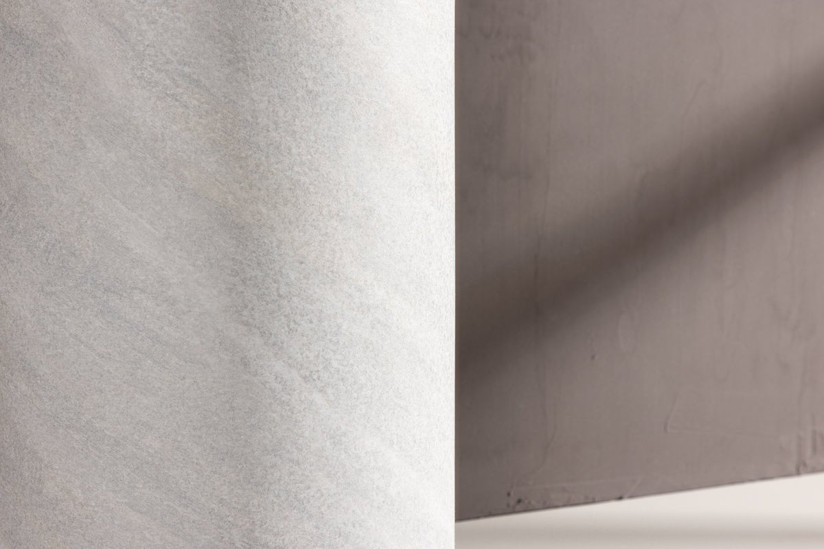 Salontafel/bijzettafel Marlo - cilindervorm in grijs