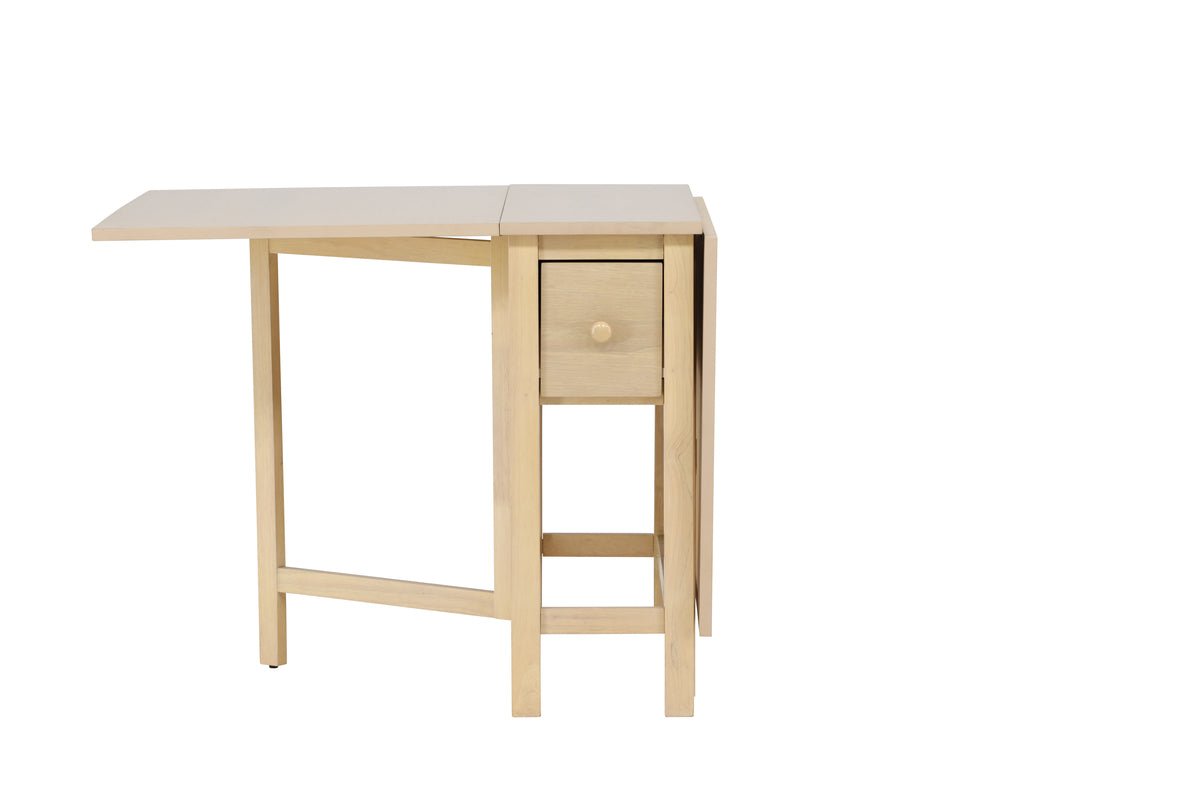 Table à manger Martha - table à manger rectangulaire extensible blanchie