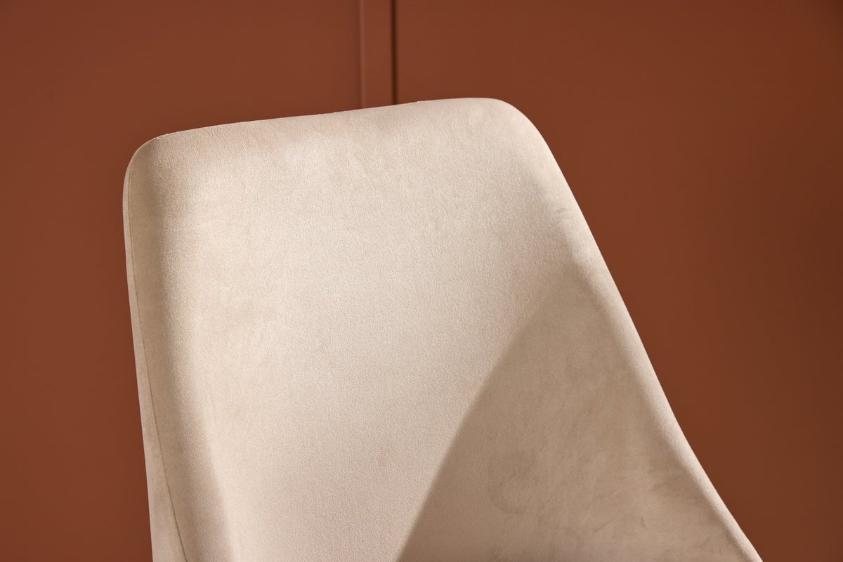 2-delige set - stoel Liora van zachte polyestersatijn