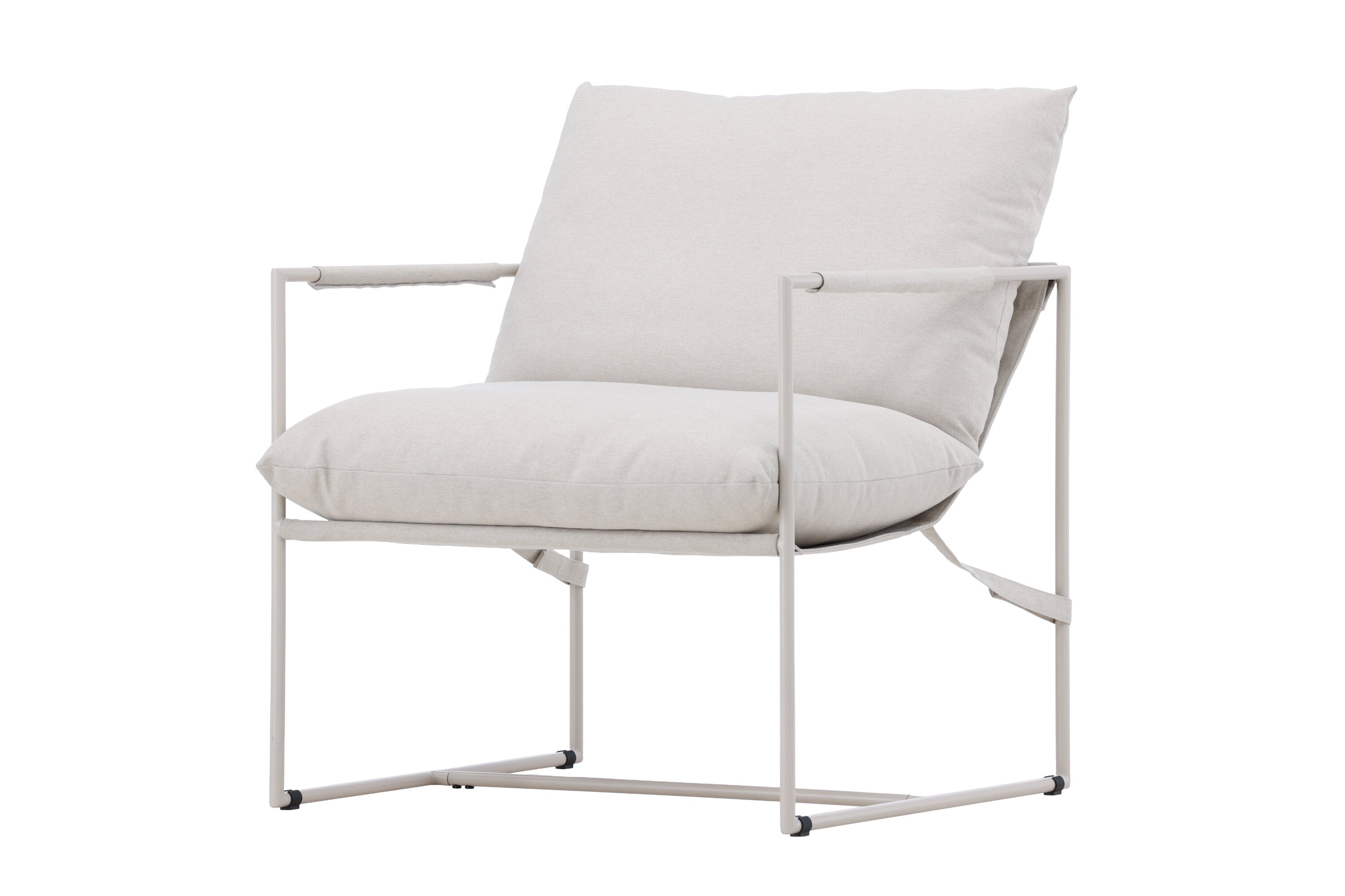 Stoel Brika - In Beige met zitkussen