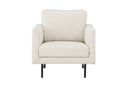 Fauteuil Cloud - Intemporel, clair & confortable en Blanc