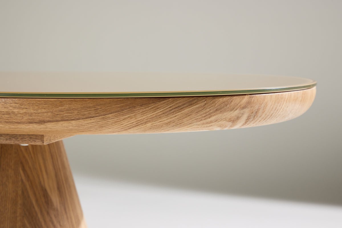 Salontafel Cellio - met glazen tafelblad